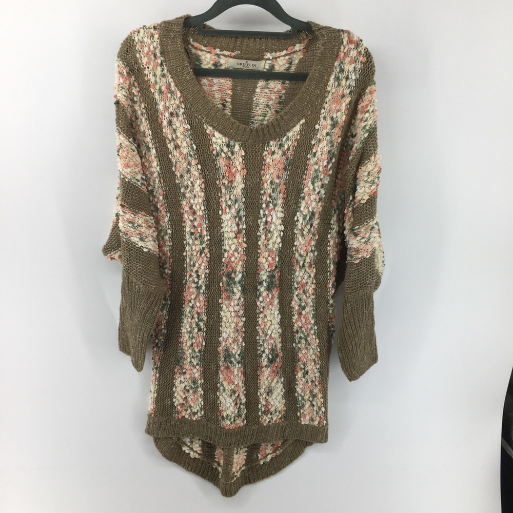 Grifflin Paris Chenille Knit Sweater